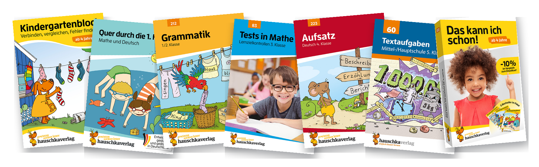 Cărți și caiete de exerciții de la Hauschka Verlag