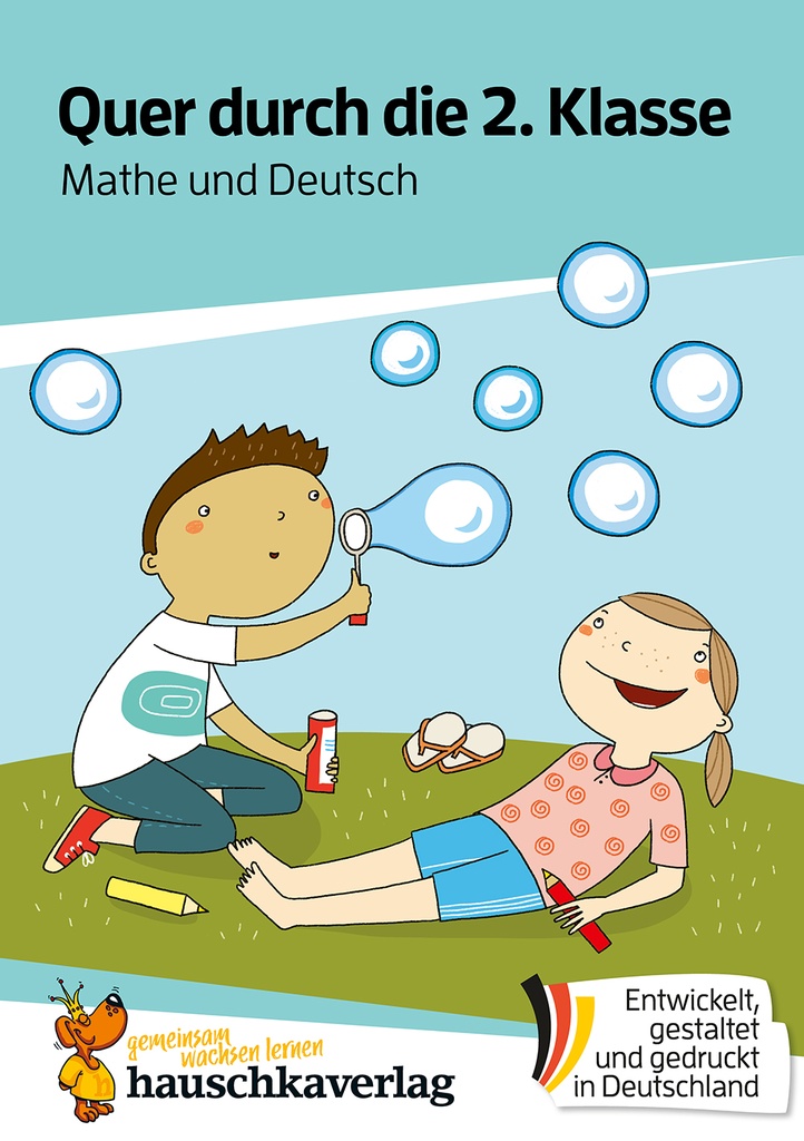Mathe und Deutsch 2. Klasse Übungsblock