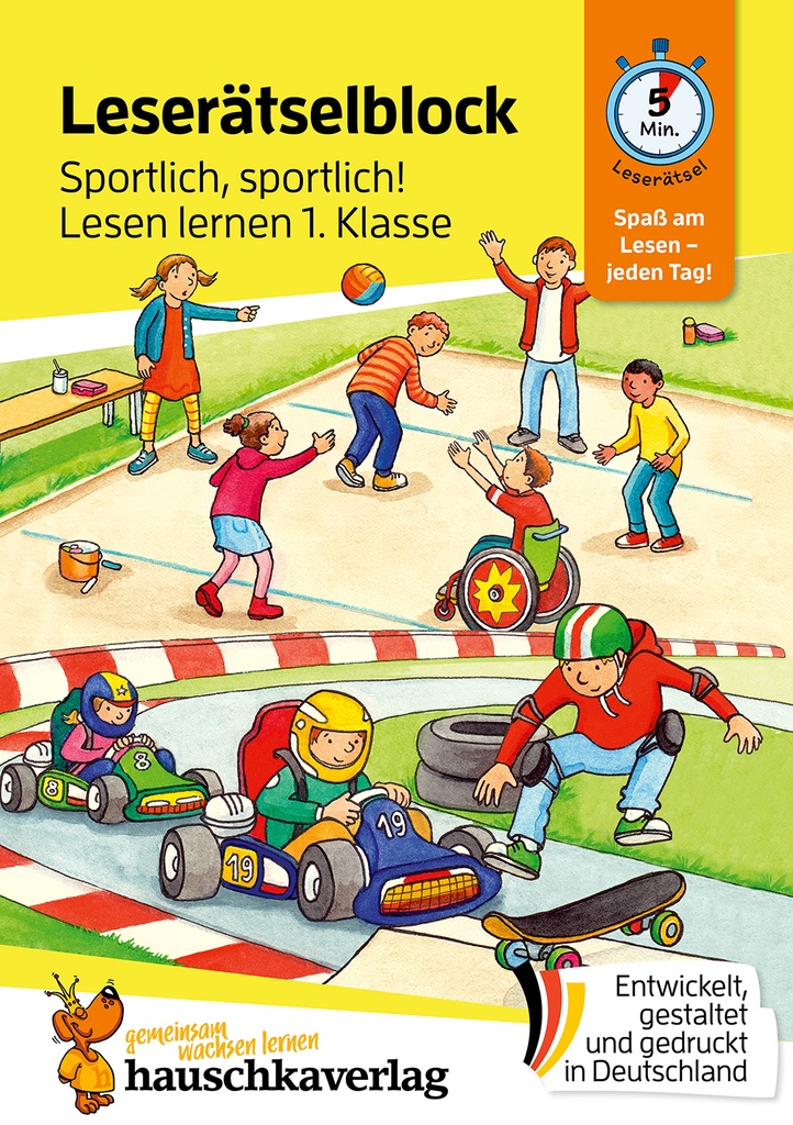 Lesen lernen 1. Klasse für Jungen und Mädchen - Sportlich, sportlich!