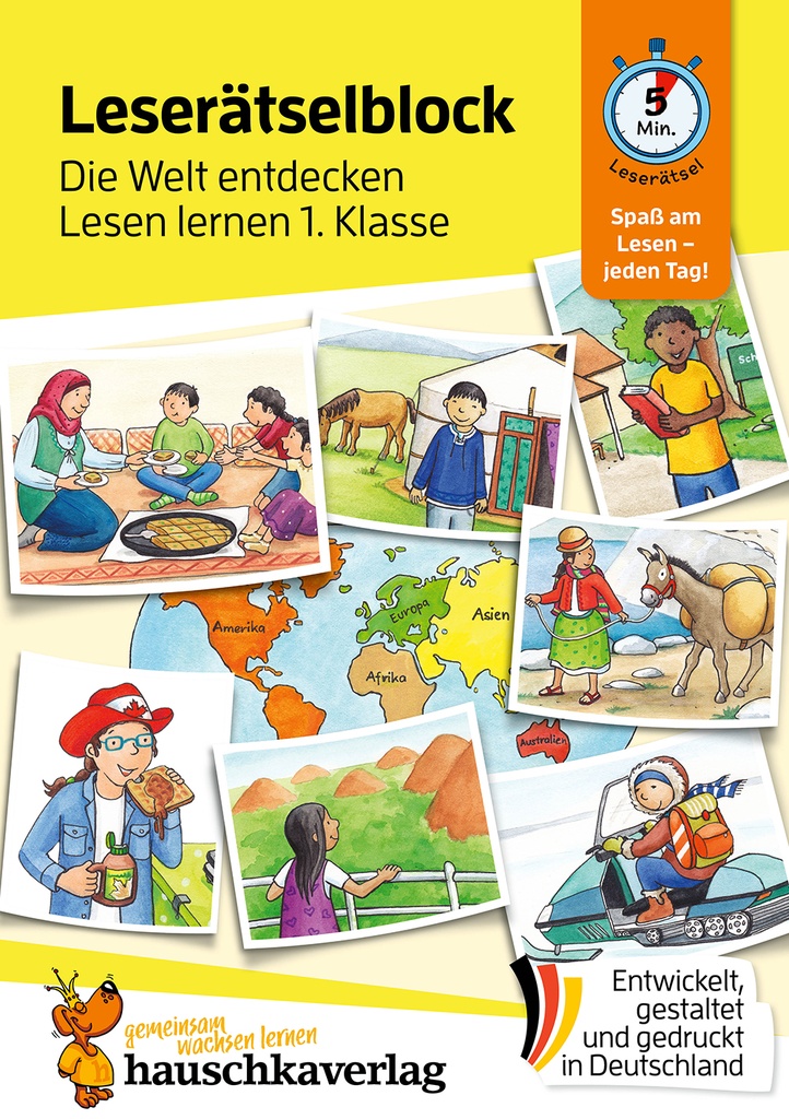 Lesen lernen 1. Klasse für Jungen und Mädchen - Die Welt entdecken