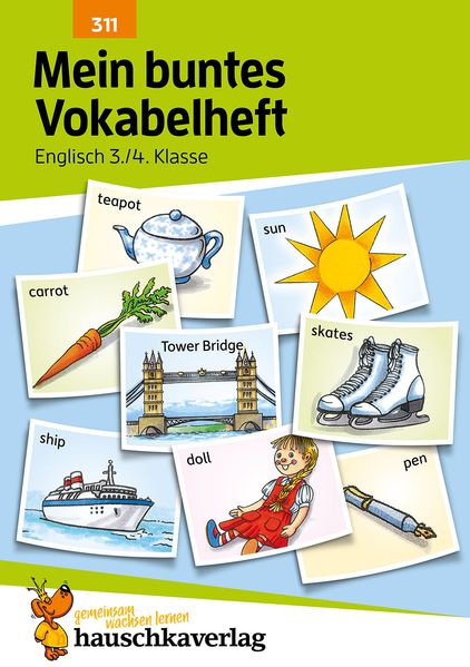 Mein buntes Vokabelheft – Englisch 3./4. Klasse, A5-Heft