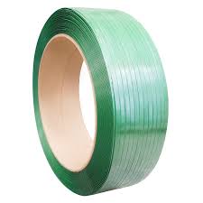 [BPET155S090G1500SITE] BANDA PET 15,5 x 0,9 mm 1.500 m/rola verde embosat