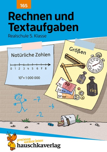 [978-3-88100-165-6] Rechnen und Textaufgaben - Realschule 5. Klasse, A5-Heft