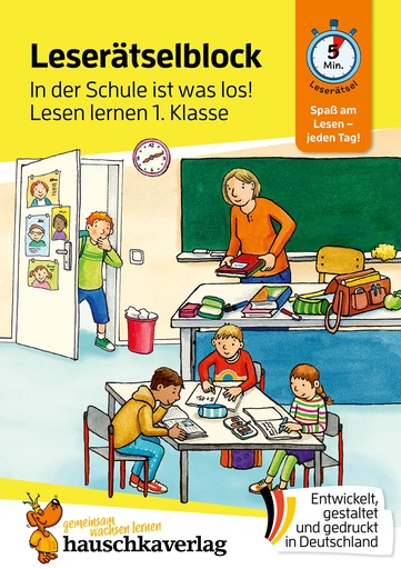 [978-3-88100-501-2] Lesen lernen 1. Klasse für Jungen und Mädchen - In der Schule ist was los!