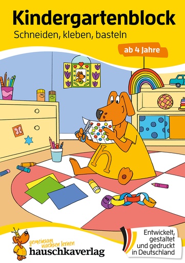 [978-3-88100-629-3] Kindergartenblock ab 4 Jahre - Schneiden, kleben, basteln