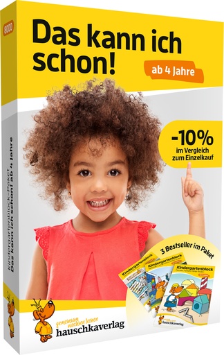[978-3-7542-8000-3] Kindergartenblock-Paket ab 4 Jahre - Das kann ich schon!